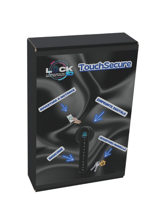 TouchSecure : Le verrou intelligent à empreinte digitale, alliant sécurité et simplicité.